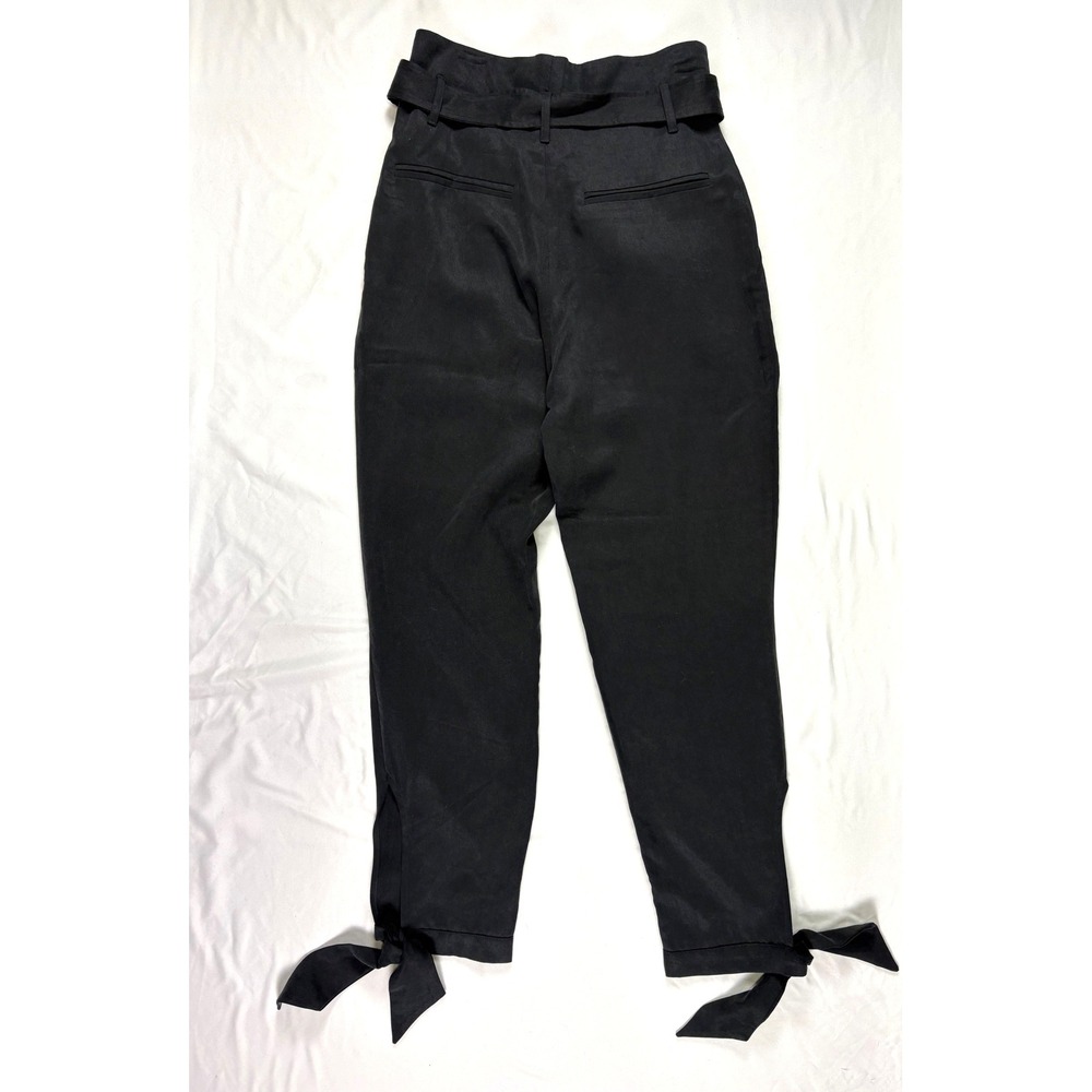 Reformation Avalon Paperbag Waist Pants‎ Trousers 2 Petite Relaxed Fit Going Out - Picture 9 of 10